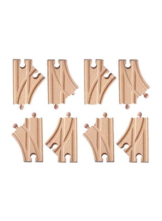 8-Piece Curved Switch Tracks For Wooden Train ORB-EXP-T-100B - v1581439786/N34408048A_1