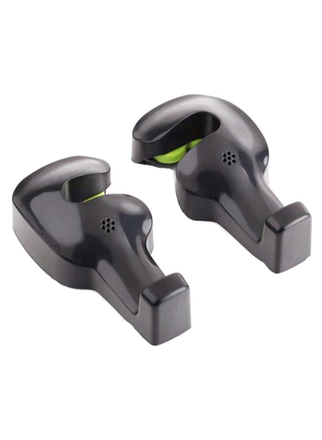 2 خطاف حامل يثبت على مسند الرأس في المقعد الخلفي. - Image 1