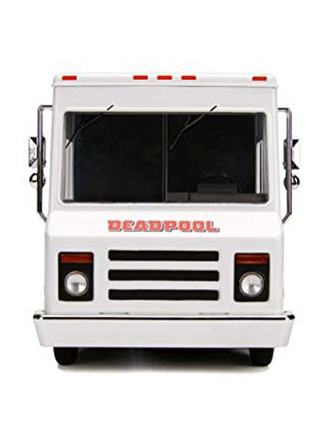 جادا مجسم شاحنة تاكو خاصة بشخصية ديدبول من معدن مصبوب من مارفل طراز 99730 2.75بوصة - Image 2