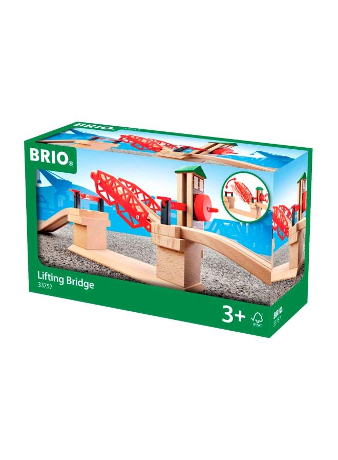 بريو مجموعة من 3 قطع جسر الرفع الخشبي طراز 33757 متعدد الألوان - Image 1