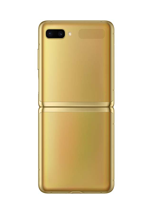 سامسونج هاتف جالاكسي زد فليب لون ذهبي بذاكرة رام سعة 8 جيجابايت وذاكرة داخلية سعة 256 جيجابايت ومزود بتقنية 4G LTE - إصدار الإمارات العربية المتحدة - Image 3