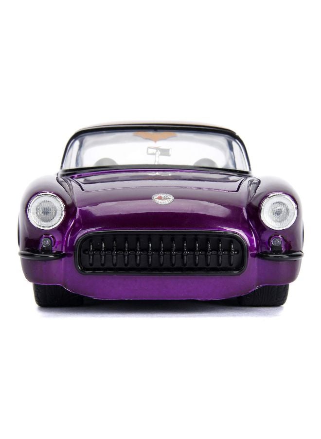 جادا لعبة سيارة شيفي كورفيت بتصميم مصبوب مع مجسم شخصية طراز 30457 - Image 2