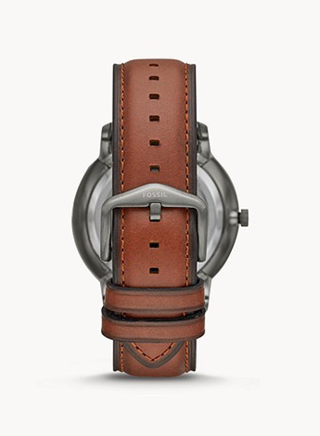 FOSSIL men Leather Analog Wrist Watch ME3161 - 44 mm - Brown  - Image 2