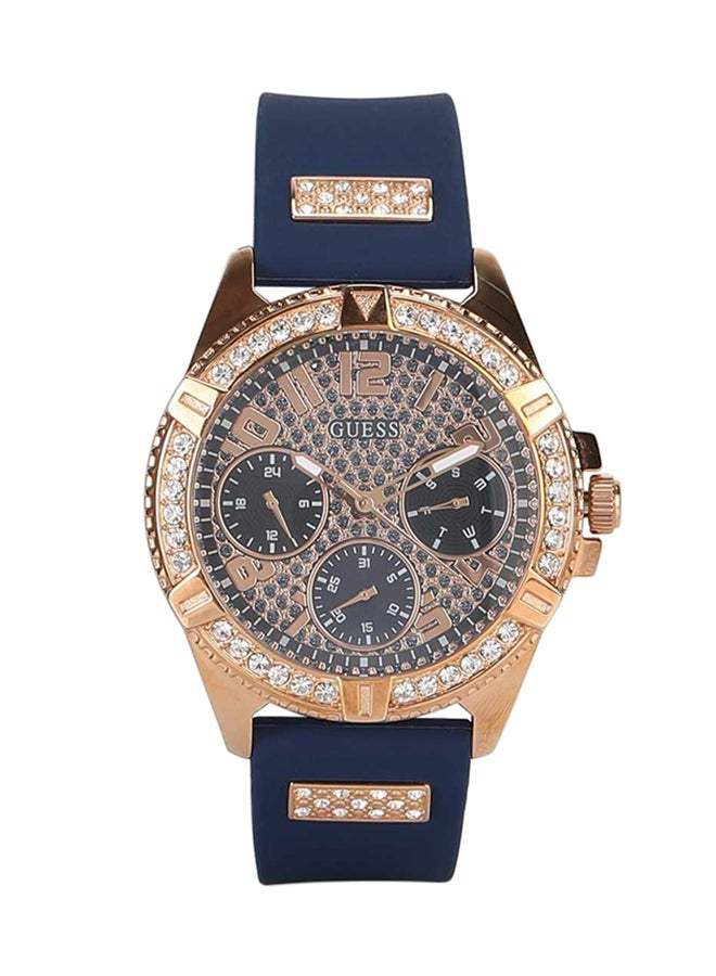 GUESS Women's Leather Analog Wrist Watch W1160L3 - Image 1