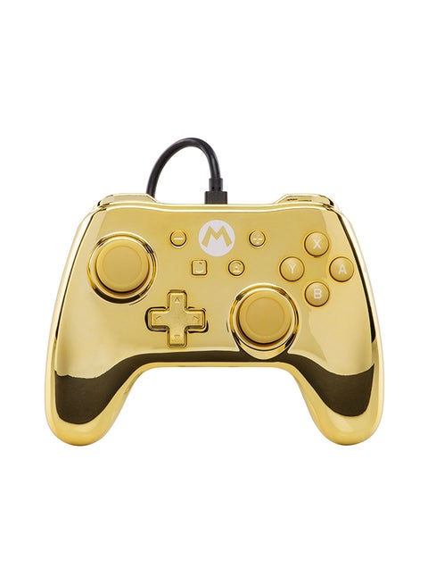 Super Mario: Gold Chrome Controller