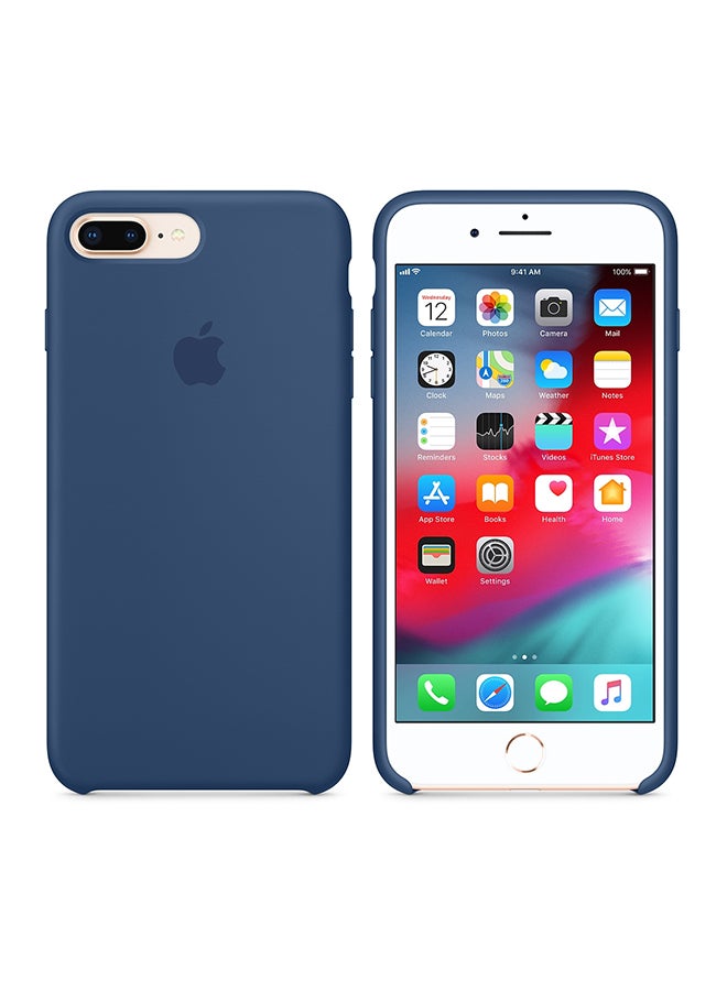 Protective Case Cover For Apple iPhone 7/8 Plus Blue Cobalt
