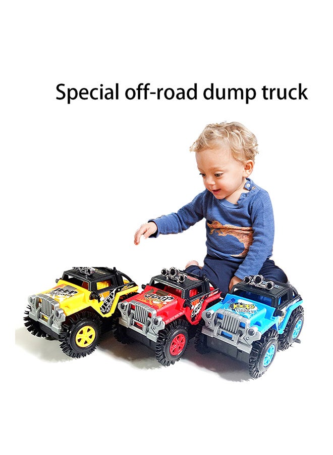 Coolplay - Electric Stunt Flip Toy Car Multicolour Durable Made Up With Premium Quality Multicolour 4.13x2.95x3.15inch - Image 1