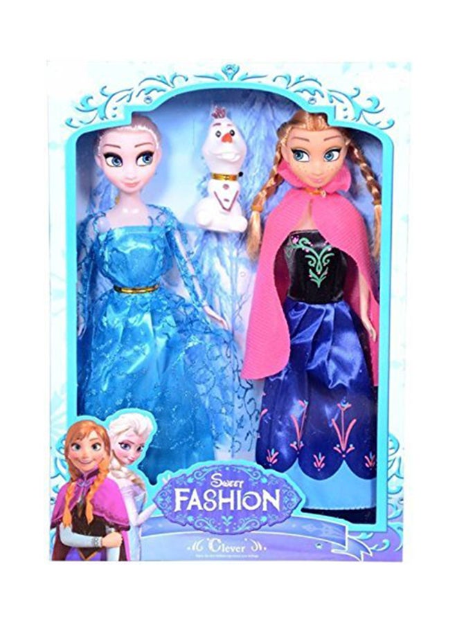 Elsa And Anna Sister Dolls Set - Image 1