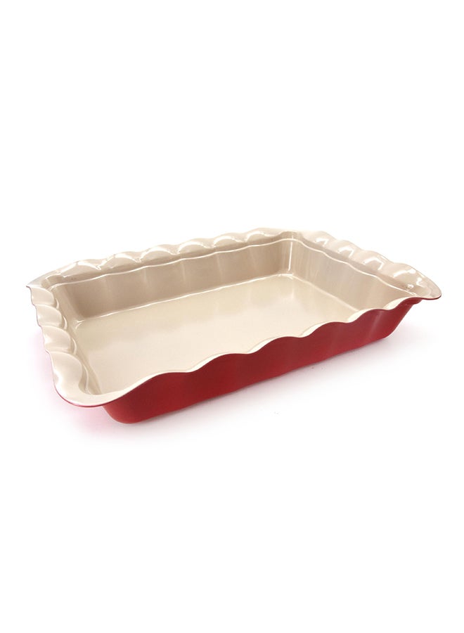 Roaster Pan Red 38x27.5x6.4cm - Image 2