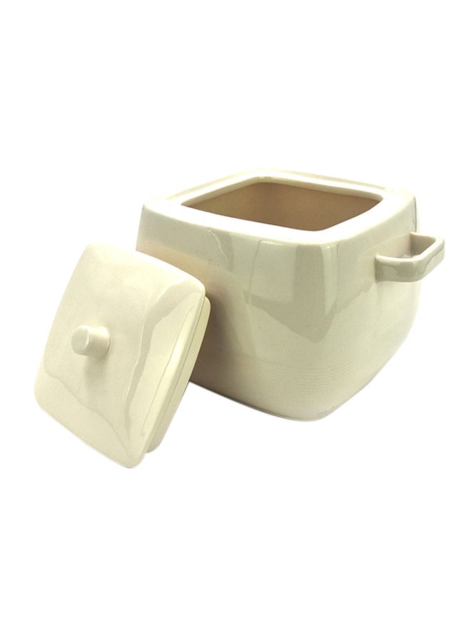 وعاء شوربة أبيض - Image 1