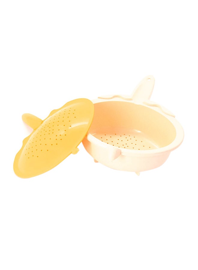 Giostyle Multi Purpose Colander With Lid Yellow Standard