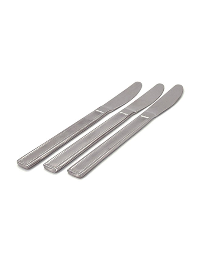 3-Piece Table Knife Silver - Image 1