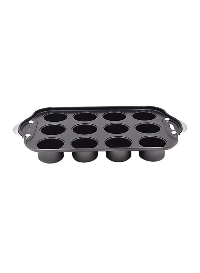 Non-Stick Muffin Pan Black 23x37x5cm - Image 1