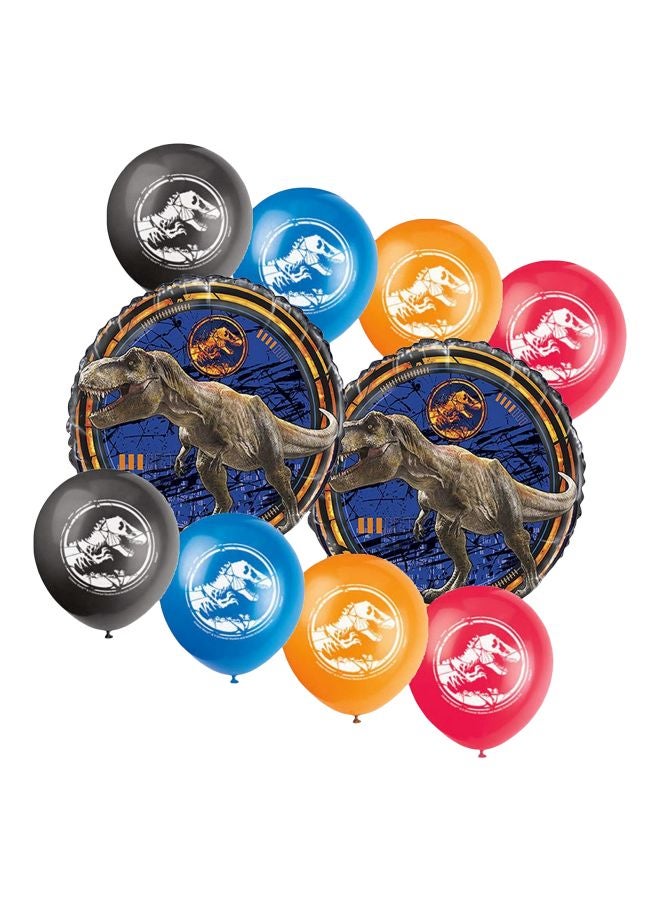 Unique Industries 10-Piece Birthday Party Balloon Bouquet - Image 1