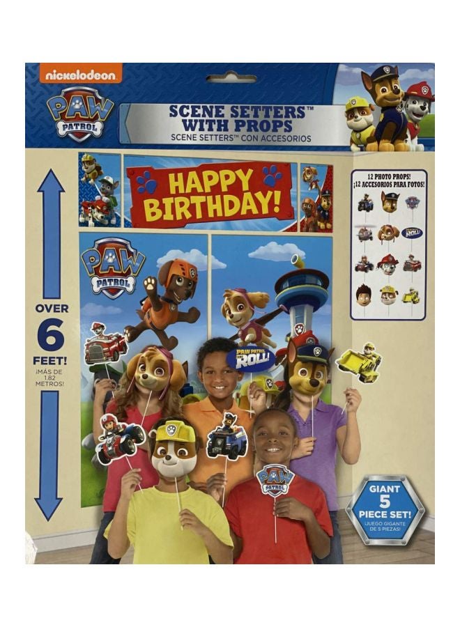 Amscan Happy Birthday Paw Patrol Banner Set 120-670756 - Image 3