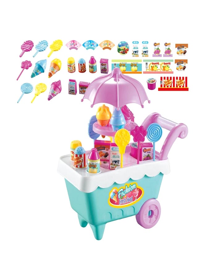 سابو مجموعة لعب بتصميم عربة حلوى الآيس كريم - Image 3