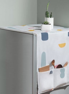 Generic Waterproof Refrigerator Cover With Storage Bag Multicolour 130x55cm  - Image 2