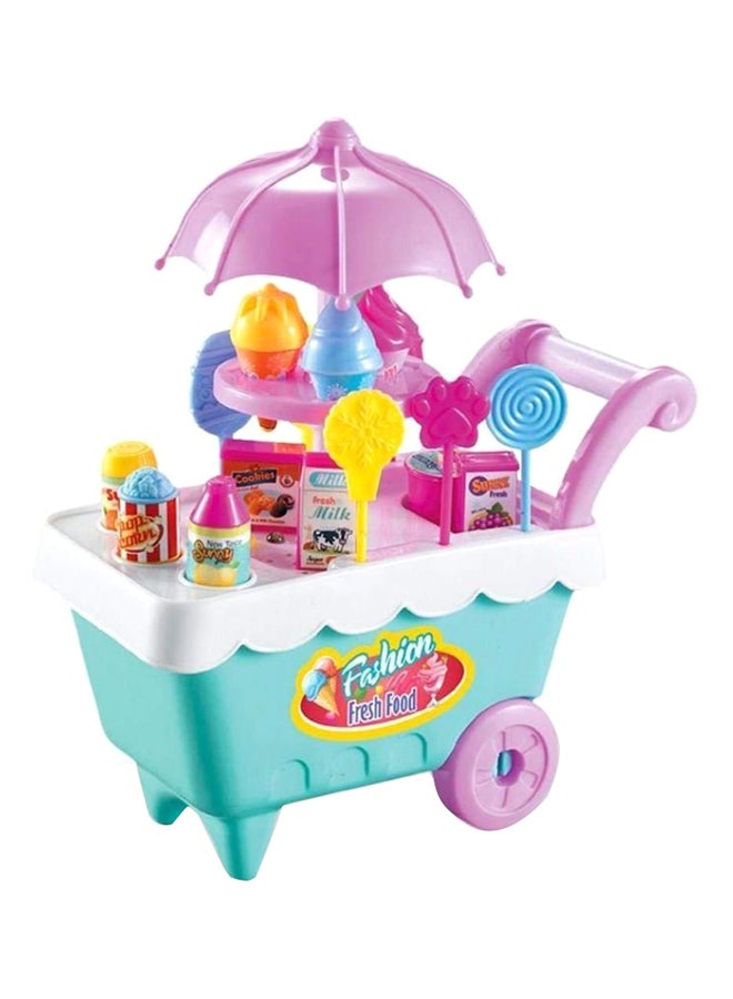 سابو مجموعة لعب بتصميم عربة حلوى الآيس كريم - Image 1