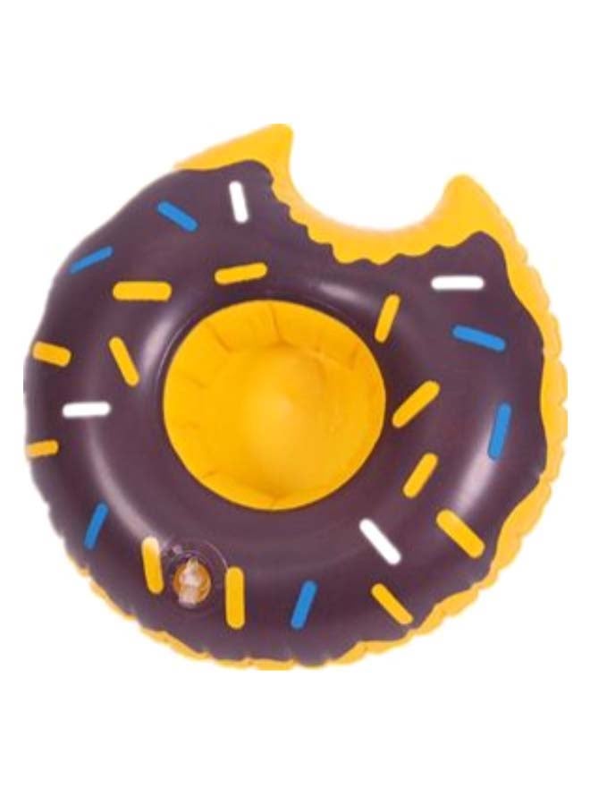 Inflatable Doughnut Shape Cup Holder Pool Float 22cm - Image 1