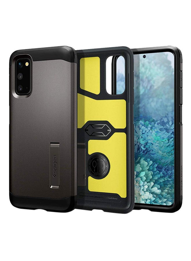 Spigen Tough Armor Protective Case Cover With Extreme Impact Foam For Samsung Galaxy S20 Gunmetal - Image 1