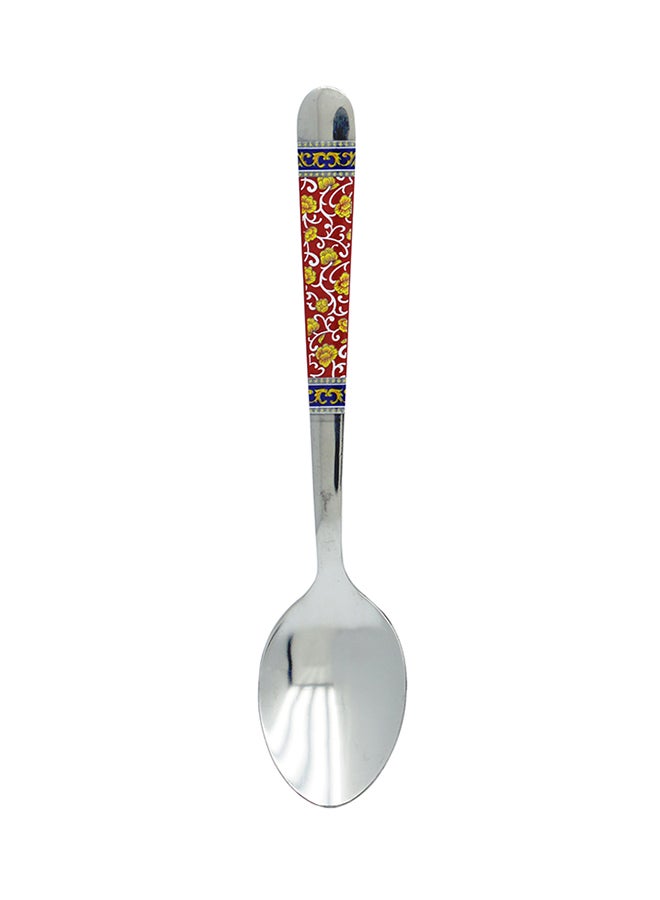 RK 6-Piece Spoon Set Silver/Red 15cm - Image 2