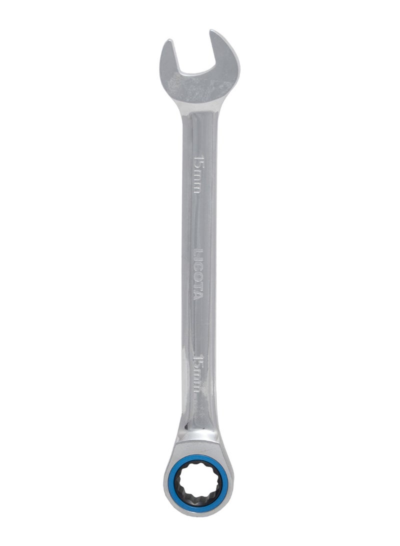 LICOTA Ratchet Combination Wrench Silver/Blue/Black - Image 1