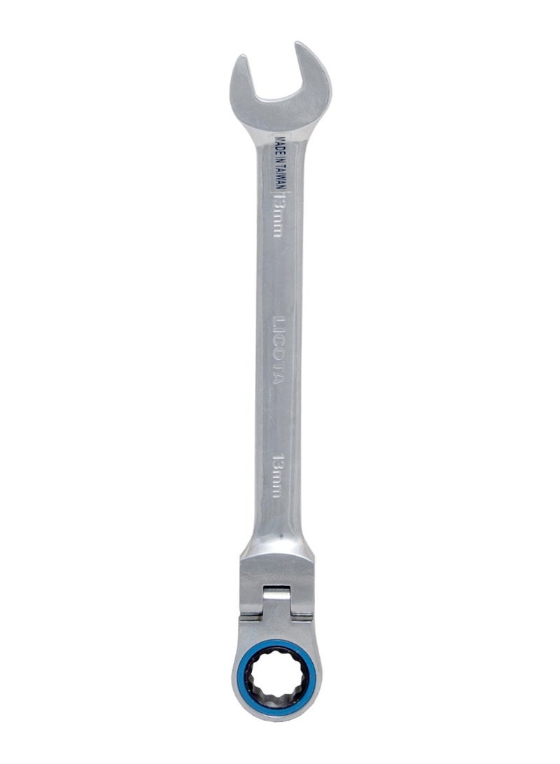 LICOTA Flexible Ratchet Combination Wrench Silver/Blue/Black - Image 1