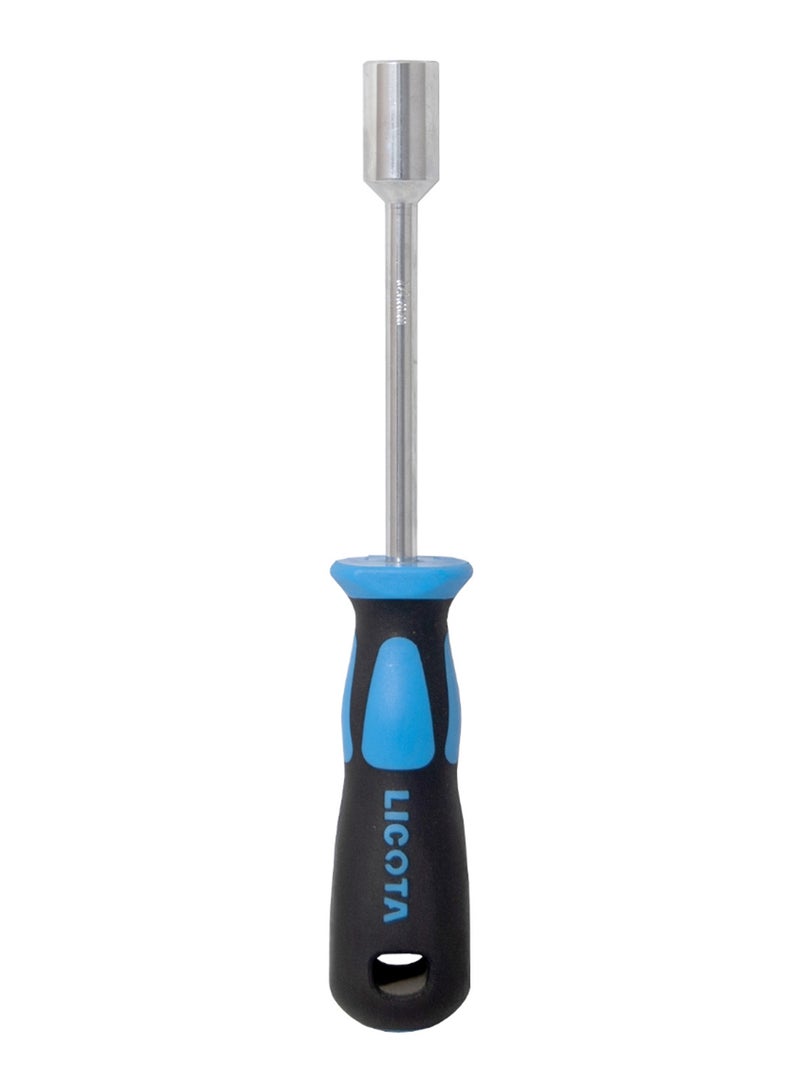 LICOTA Long Type Nut Screwdriver Silver/Black/Blue - Image 1