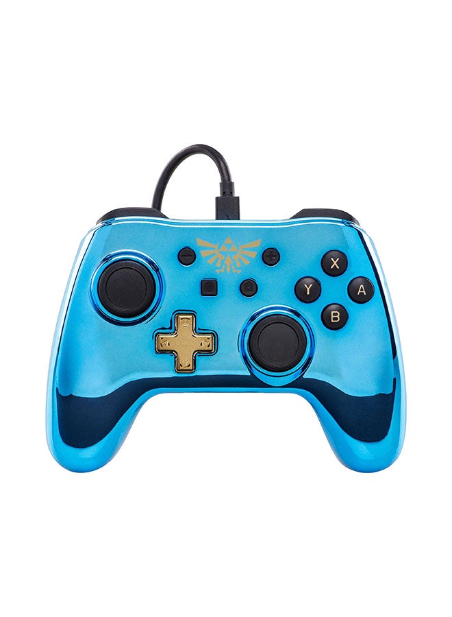 PowerA Legend of Zelda: Blue Chrome Controller - Image 1