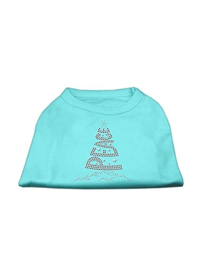 Mirage Pet Products - Peace Tree Printed T-Shirt Blue/White S - Image 1