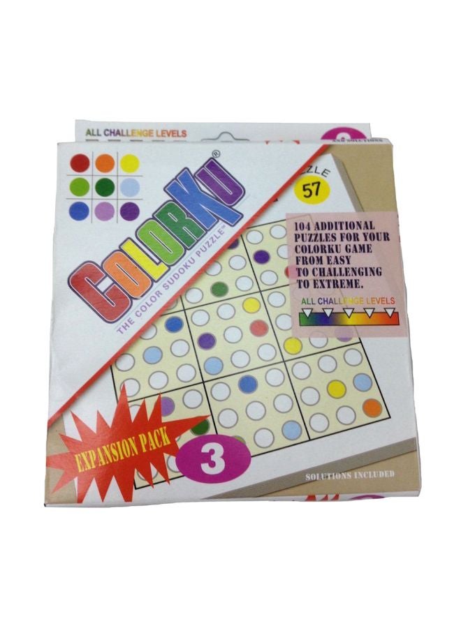 Colorku The Color Sudoku Puzzle 1015