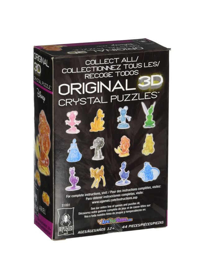 Bepuzzled 44-Piece 3D Crystal Ariel Puzzle 31001 - Image 3