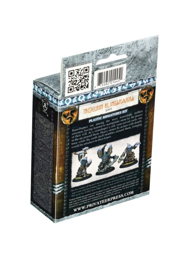 Privateer Press Pack Of 3 Hordes Trollbloods Trollkin Runeshapers Model Kit PIP71089  - Image 3