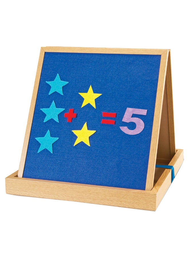 Learning Resources Double Sided Tabletop Easel Beige/Blue - Image 1