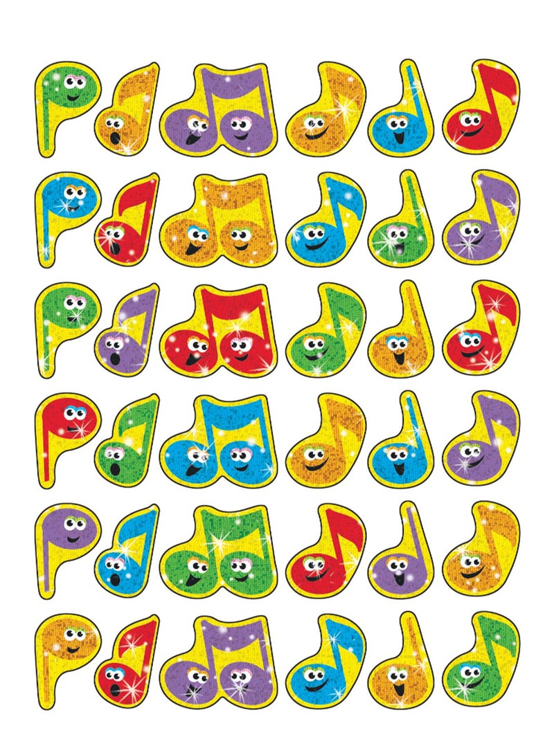 تريند إنتربرايزس إنك مجموعة ملصقات لامعة بتصميم موسيقي مكونة من قطعتين - Image 1