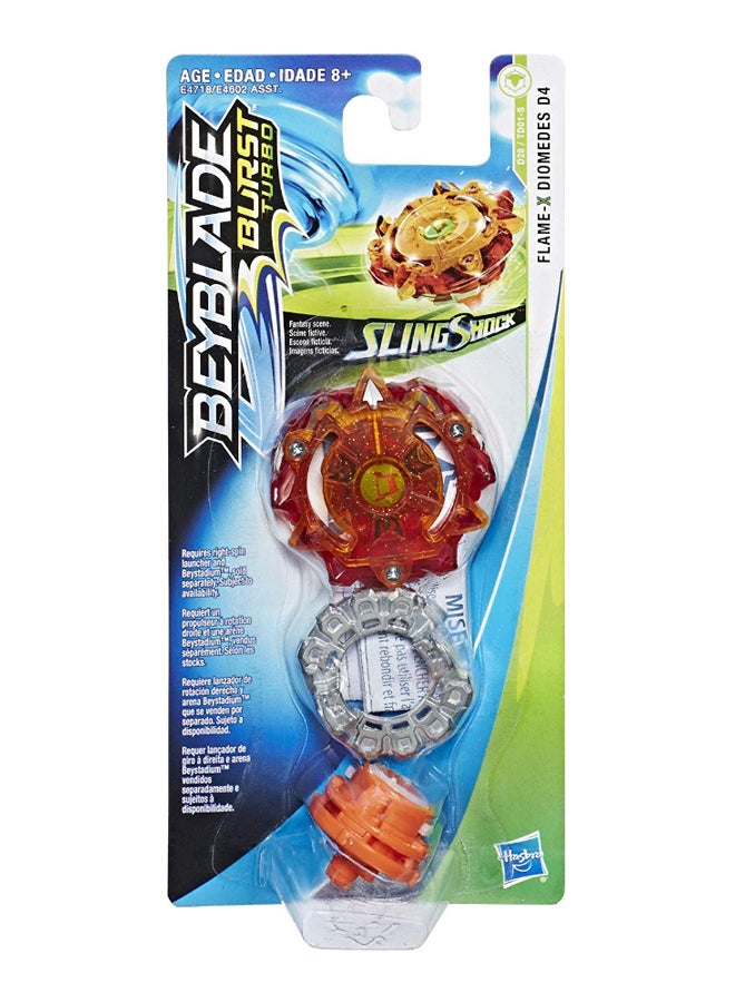3-Piece Burst Turbo Slingshock Single Top Flame-X Diomedis D4 Set