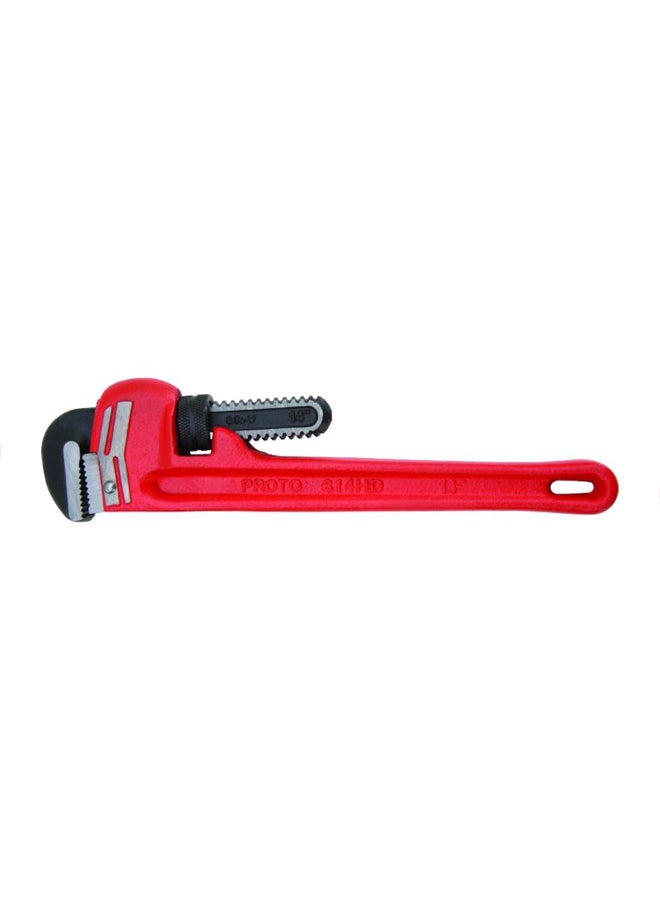 Proto Heavy-Duty Cast Iron Pipe Wrench Red/Black