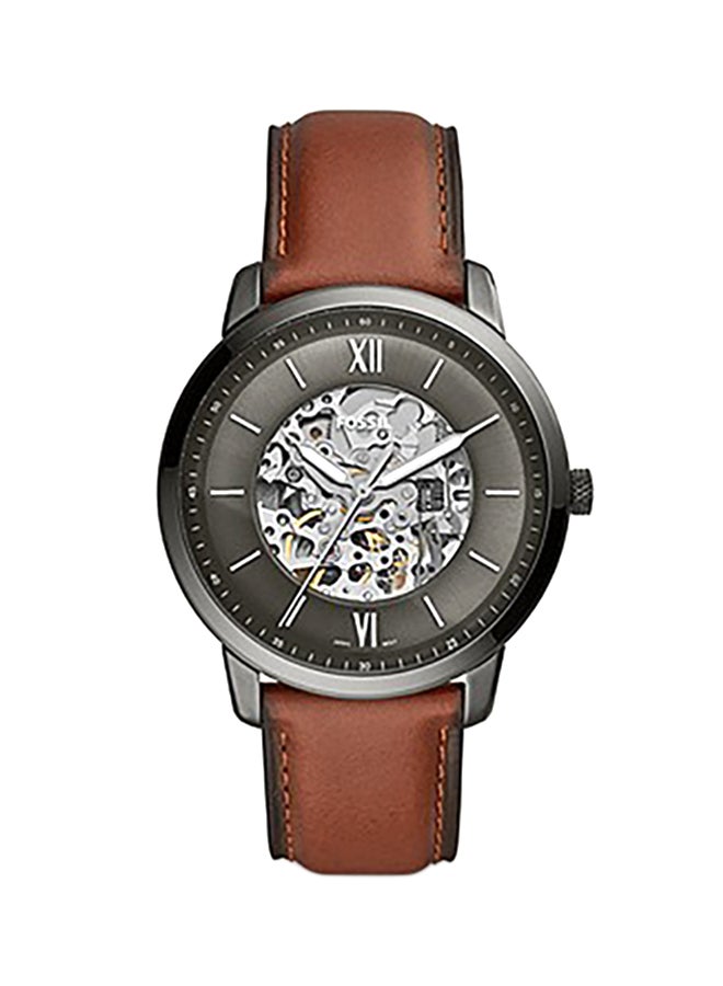 FOSSIL men Leather Analog Wrist Watch ME3161 - 44 mm - Brown  - Image 1