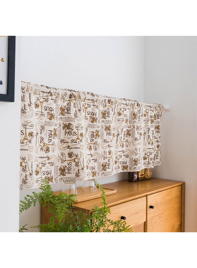 Decorative Curtain For Home Beige 18 x 59inch - Image 3