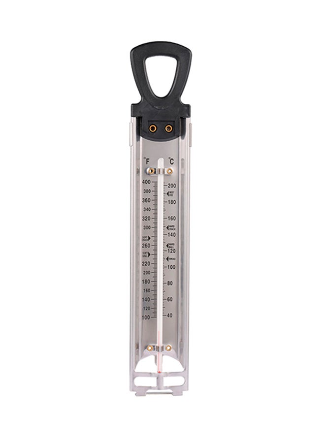 Stainless Steel Fry Thermometer With Hook Silver 30.50x2.00xcentimeter  - Image 1
