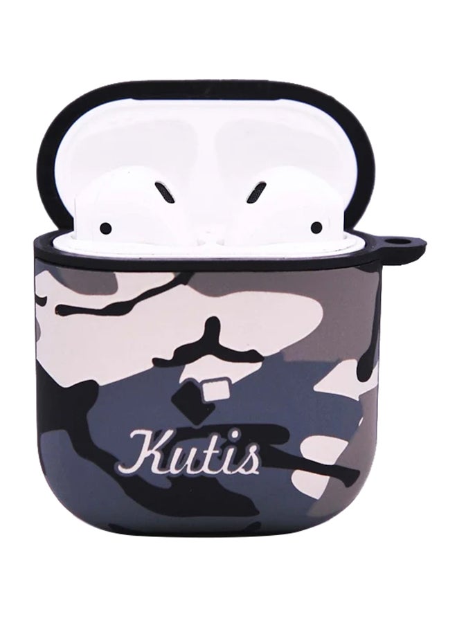 Kutis - Design Case Cover For Apple AirPods 1/2 With Keychain Army - Image 1