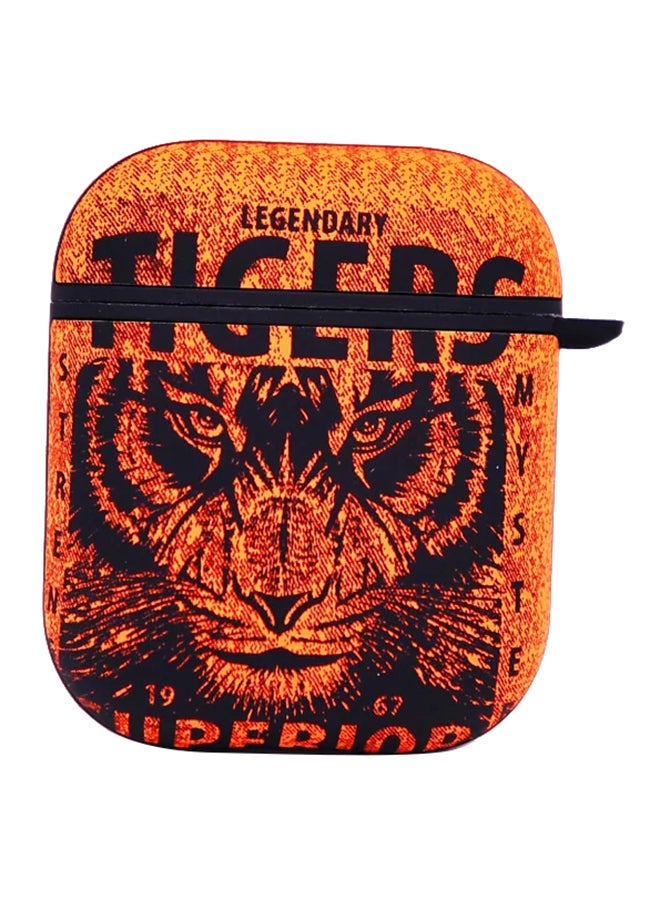 Kutis Design Case Cover For Apple AirPods 1/2 With Keychain Tigers