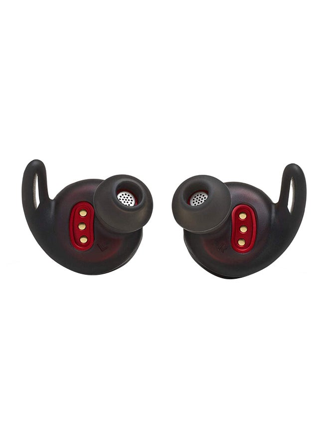 JBL - Reflect Flow In-Ear Wireless Sport Headphones With Charging Case Black - Image 1