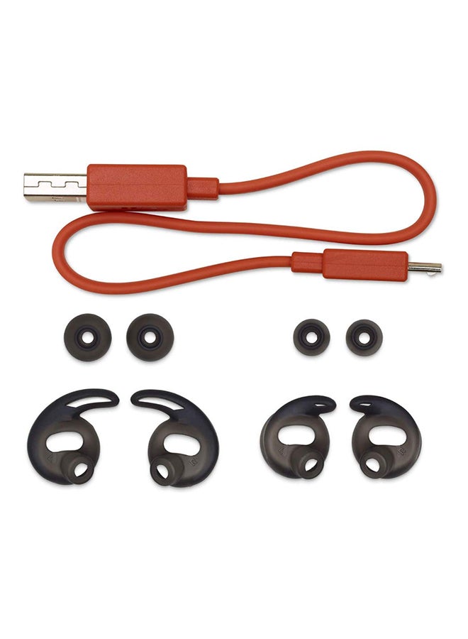 JBL - Reflect Flow In-Ear Wireless Sport Headphones With Charging Case Black - Image 1