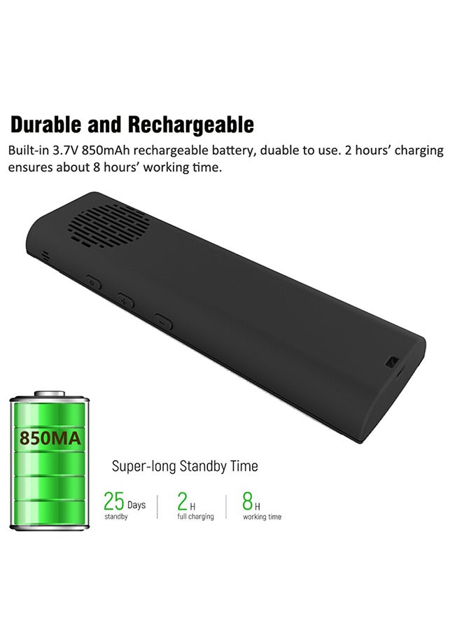 جهاز مترجم لغة ذكي T6 أسود - Image 3