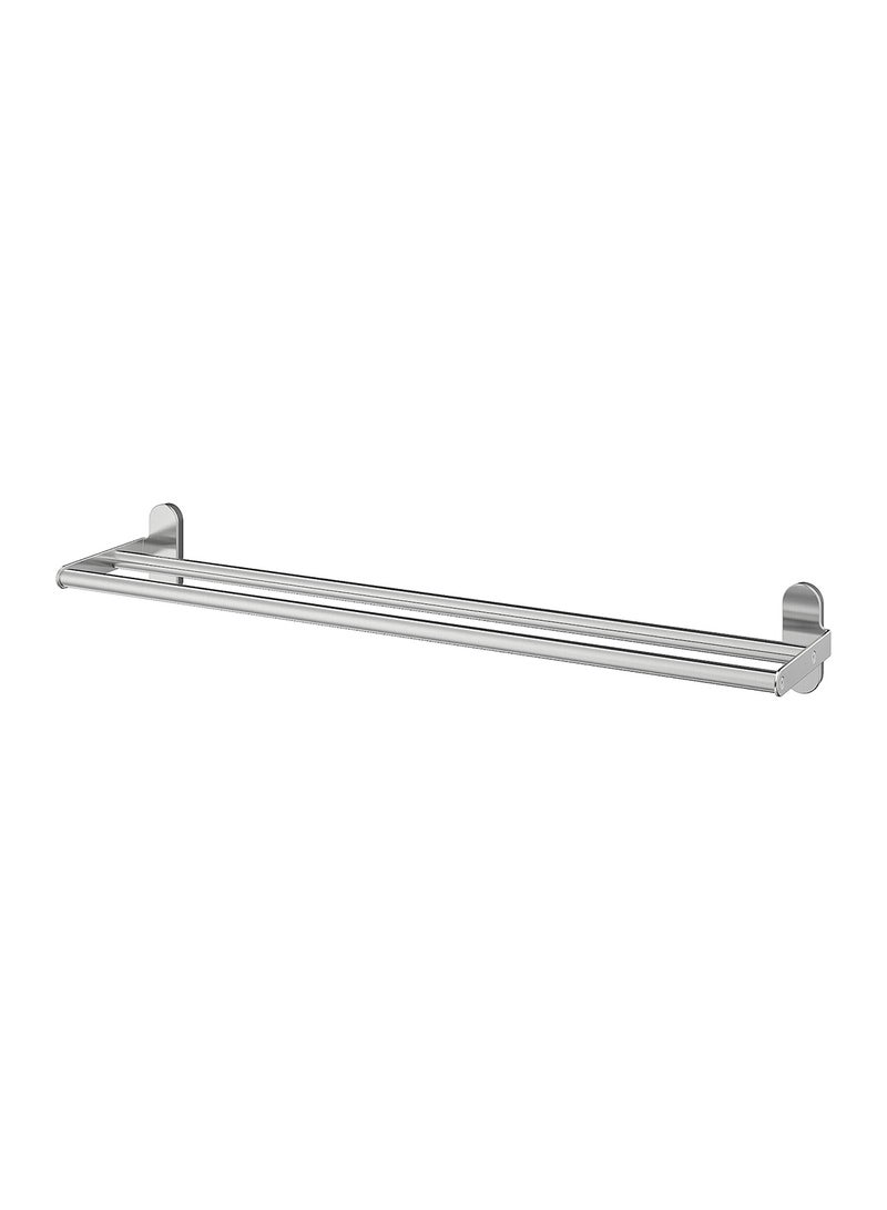Brogrund Stainless Steel Towel Rail Silver 67x13centimeter - Image 1