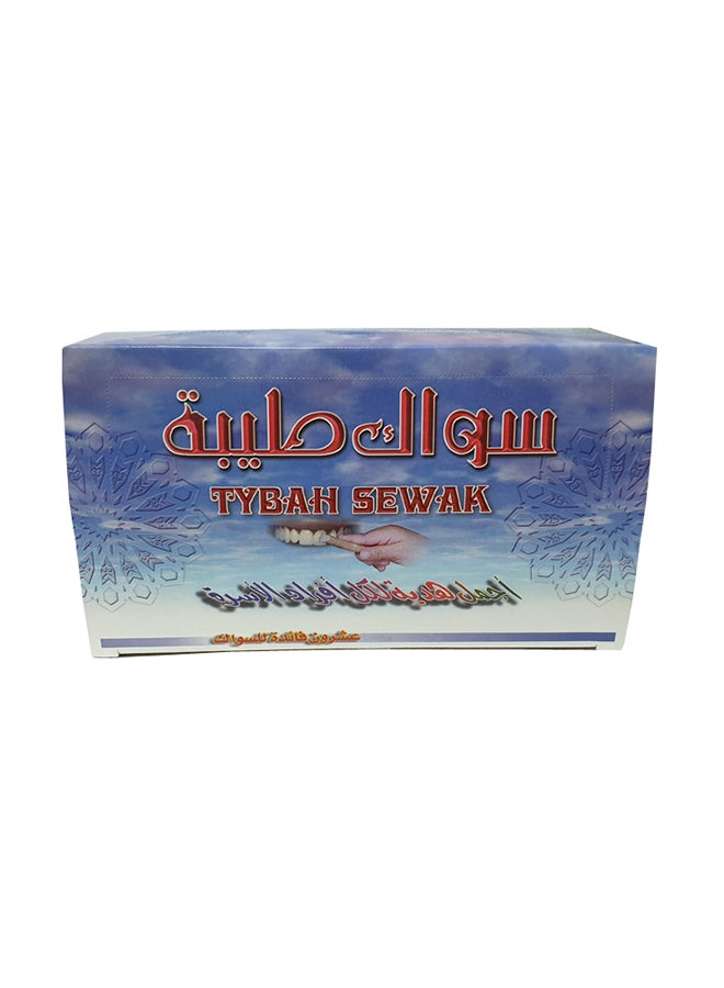 طيبة سواك - عبوة سواك طيبة من 34 قطعة بني 400جرام - Image 1