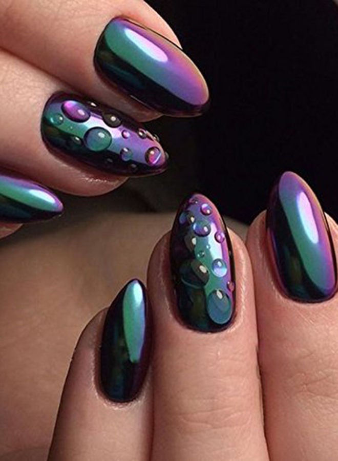 بريتي ديفا بودرة أظافر أوبال كروم متعدد الألوان - Image 2