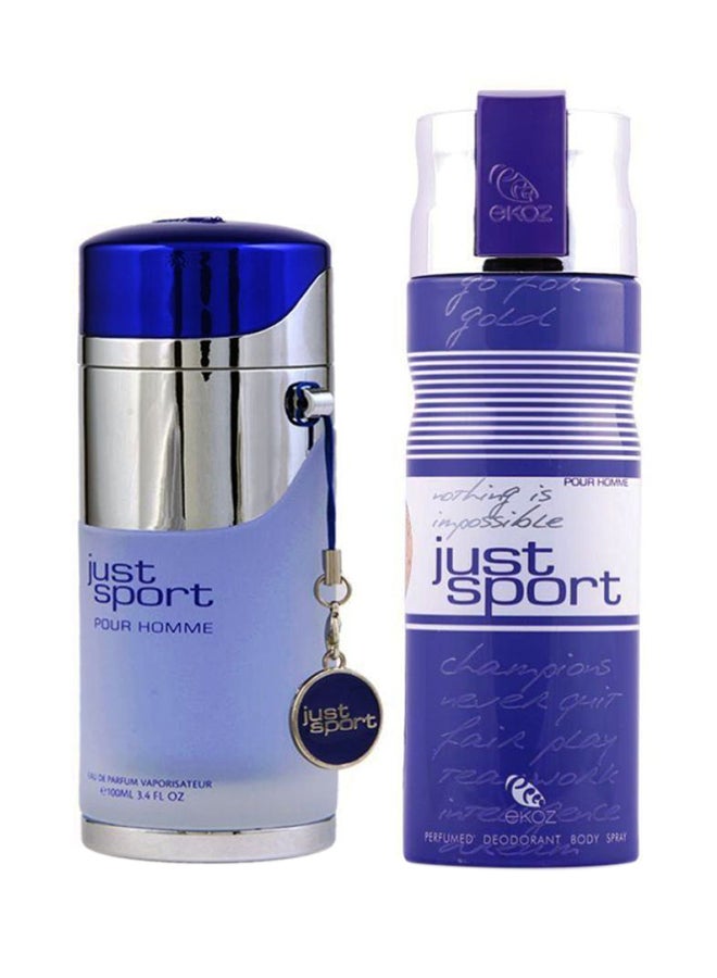 2-Piece Just Sport Gift Set 1x EDP (100ml), 1xDeo (200ml) - v1581577660/N34451684A_1