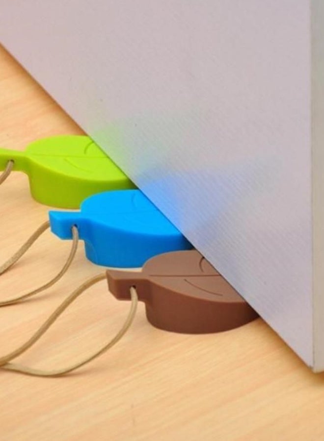 Generic 4-Piece Leaf Shape Door Stopper Set Multicolour  - Image 2